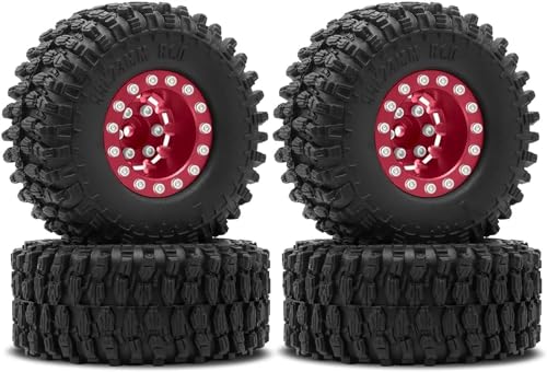 Compatible With SCX24 For Bronco C10 JLU For Deadbolt For Gladiator B-17 RC �N���[���[ 1.0 �z�C�[���ƃ^�C�� 7 �~�����[�g���}�C�i�X�I�t�Z�b�g�r�[�h���b�N�z�C�[�� RC�^�C��