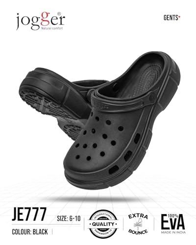 Jogger EVA Clogs for Men – Lightweight, Waterproof, and Comfortable Slip-On Garden & Casual Shoes | Anti-Slip, Breathable Clogs for Indoor, Outdoor, Beach