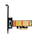Timack M.2 NGFF PCI-e nvme SSD to PCI Express 3.0 x4 Host Adapter with heatsink