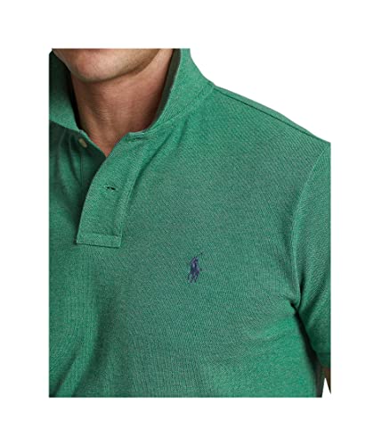 Image of POLO RALPH LAUREN Classic Fit Mesh Polo Shirt Potomac Green Heather SM