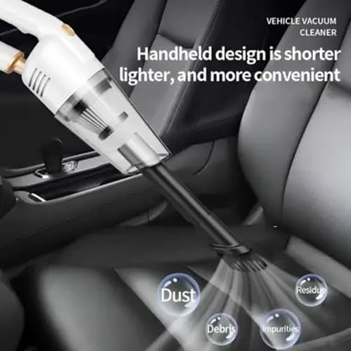 Image of Handheld Vacuums Cordless, 120W Handheld Vacuum Cleaner with Powerful Suction, Portable Rechargeable Car Vacuum Cleaner, Lightweight Wet Dry Vacuum for Office, Home, Car & Pet