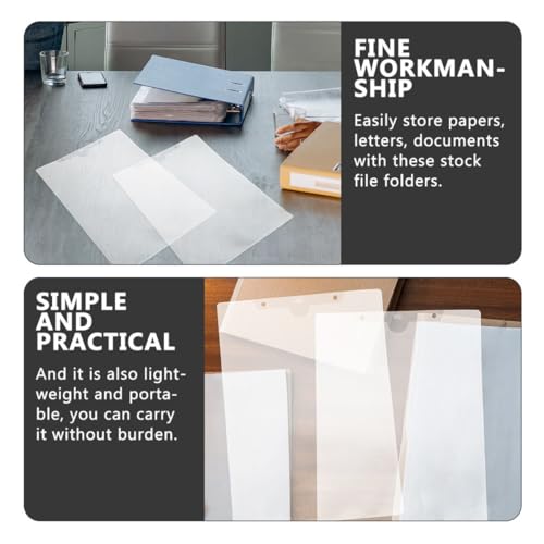 Pochettes transparentes A4 dossier plastique pour organiser vos documents - 7