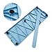QYQRQF Paper Cutter, A4 Paper Trimmer with Security Safeguard & Side Ruler Portable Straight Edge Cutter for Scrapbooking Craft Paper, Photos, Label, Cardstock (Blue)