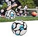 Gavigain Size 5 Soccer Ball, Liner, Nylon Wrapped, Sturdy for Grass Turf, High Elasticity, Ideal for All Skill Levels, Beginner Youth Soccer Fans (Blue)