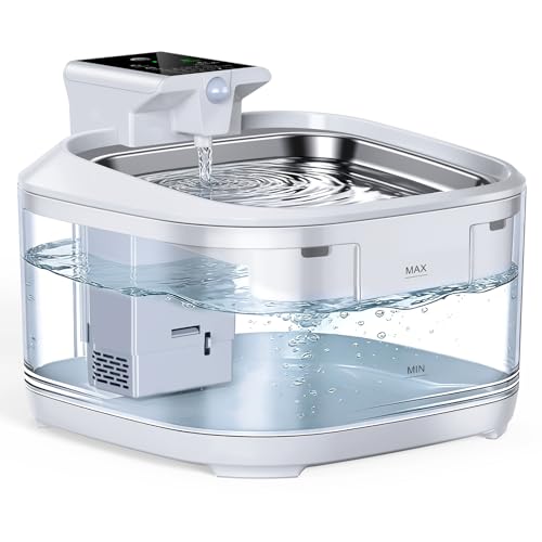 Fuente de Agua para Gatos LOXIBAO 4.5L Recargable miniatura 1