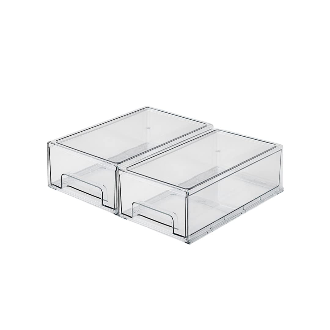 Refrigerator Stocker, Plastic Storage Rack, Drawer, Refrigerator Rack, Refrigerator Storage, Organization, Storage Box, Kitchen Stocker, Egg Case, Egg Holder, Storage Capacity, Seasoning, Egg