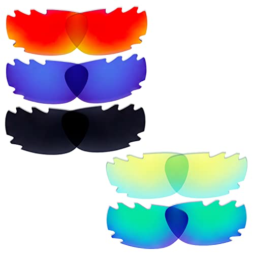 Lentilles pour Oakley Racing Jacket Vented verres de rechange 5 couleurs