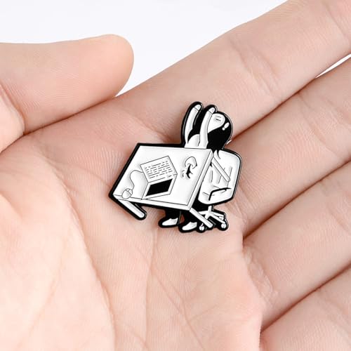 Image of Cute Enamel Pins Cartoon Lapel Pin Brooch Badge for Backpack Jackets Funny Tiger Pins for Gift Anime Enamel Pin for Clothing Hat Decoration