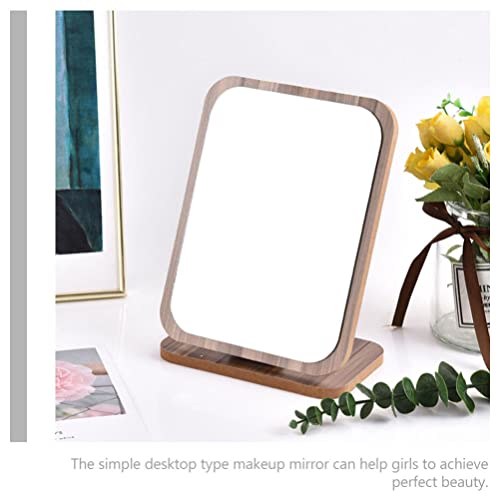 Espejo de maquillaje plegable de escritorio Beaupretty miniatura 6