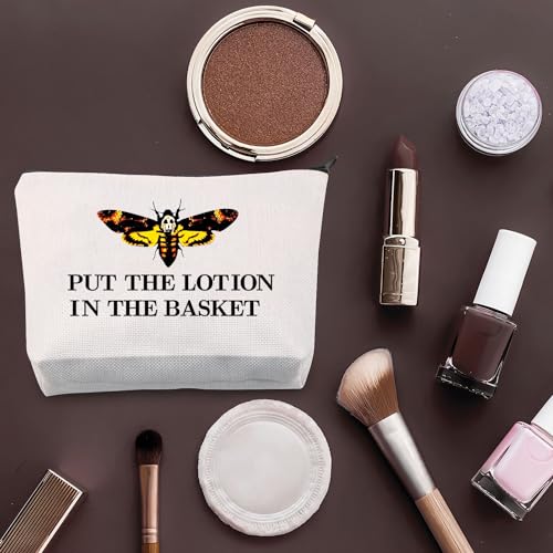 PLITI Silence Lambs Horror Movie Inspired Gift Put The Lotion in The Basket Hannibal Lecter Fan Gift Makeup Bag (The Basket bagU) - Image 4
