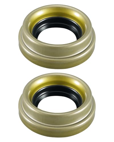 Inner Axle Oil Seal Fit for Jeep CJ TJ Cherokee Wrangler YJ Wrangler JK 1972-2011 Replace 46470, 2Pcs