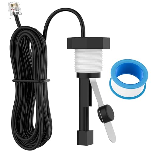 Malictele Flow Switch GLX-FLO-RP for Hayward Goldline Aquarite Salt System Metal Pool Flow Sensor Suitable Hayward Salt Cell and Chlorine Generator with 15ft Cable