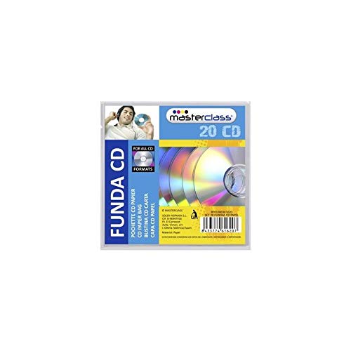 Masterclass 40267 Set 20 Fundas CD Papel