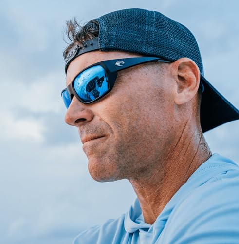 Image of Costa Del Mar Mens Tailfin Rectangular Sunglasses