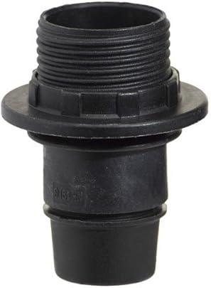 MAURER 19110125 Portalamparas E-14 Vite Rondella Nero MAURER 19110125 Portalamparas E-14 Vite Rondella Nero