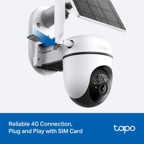 Image of Tapo C615G KIT 2K 3MP Solar Security Camera Outdoor Wireless,4G Security Camera with SIM Slot,Colour Night Vision Outdoor Camera,AI Detection CCTV,IP65,No Hub,Alexa,GoogleHome,No Monthly fee