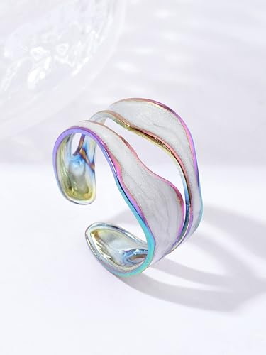 Elegant Chunky Gold Stackable Rings for Women Knuckle Rings Wedding Engagement Promise Jewelry Gifts