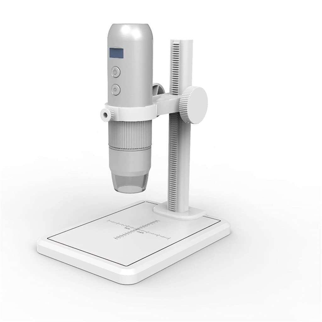 Mini USB 1000X mikroskop cyfrowy z pikselami 200 W, łącznością Wi-Fi, 8 diodami LED, regulowanym metalowym uchwytem do elektroniki, testowania biżuterii i skóry