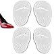 High Heel Pads 2 Paar (4 Stück) Anti Slip Schuhkissen，Silikon-Einlegesohlen für High Heels Ultraweiche Gel Einlegesohle für extremen Komfort