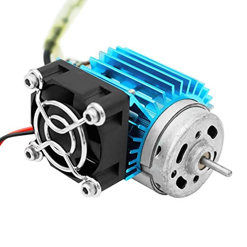 Hobby Fans Rc Motor Heat Sink With 5V Cooling Fan Fit 370 380 390 2838 2858 2845 Size Brushless Motor Engine Motor Heatsink For 1/14 1/16 1/18 Rc Car Truck Buggy Crawler #TOP3