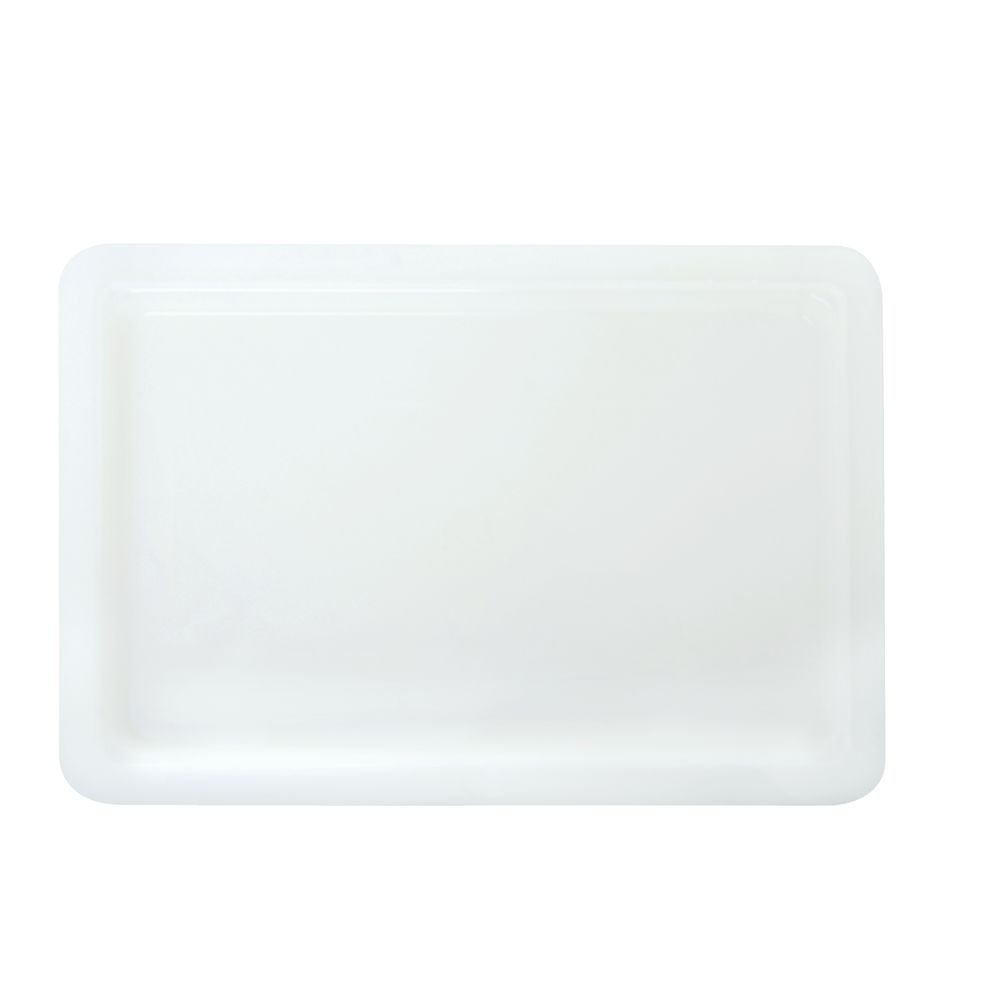 Food Storage Box Lid - 18 1/10"L x 11 13/16"W by HUBERT – Lid for 3 & $ Gal, Plastic, Translucent, Model P-083P