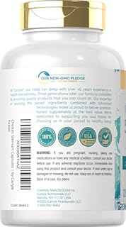 Carlyle Chicken Sternum Cartilage Collagen Capsules | Type II 3000mg | 120 Pills | Plus Hyaluronic Acid | Non-GMO, Gluten Free
