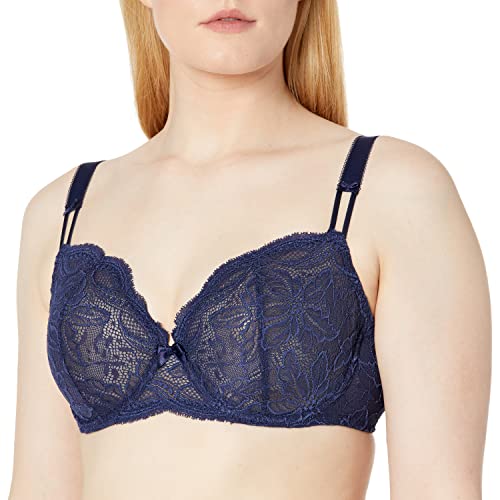 Preisvergleich Produktbild Simone Perele Damen Eden Plunge-BH, Navy, 75B