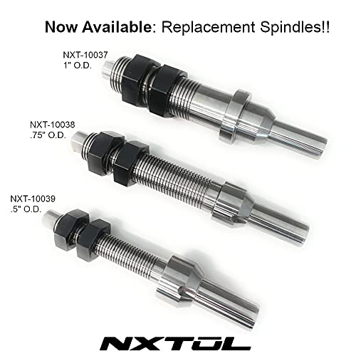 NXT-10015 Router Bit Spindle Adapter for Rockwell Shapers | Includes 1/4" and 1/2" ER20 collets| No slip, Improved Life, Easy cutter extraction | Made in U.S.A - Thumbnail 5