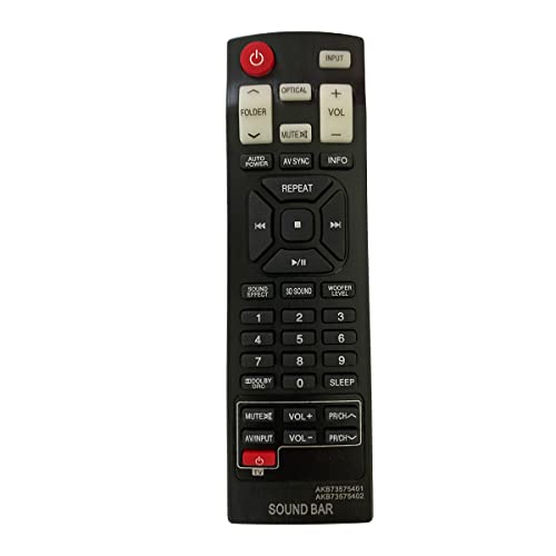 Télécommande de rechange pour barre de son LG NB2430A NB5541 et NB3520A