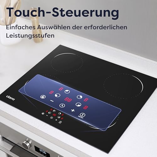 Ciarra CABBIH4-C 4 Zonen Einbau Induktionskochfeld 60cm Kochfeld Induktion Herdplatte...