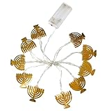 Décorations de fenêtre de hanoucca : la ligne lumineuse peut être pliée à volonté, ce qui peut décorer le jardin, la cour, la fête, etc., guirlande lumineuse