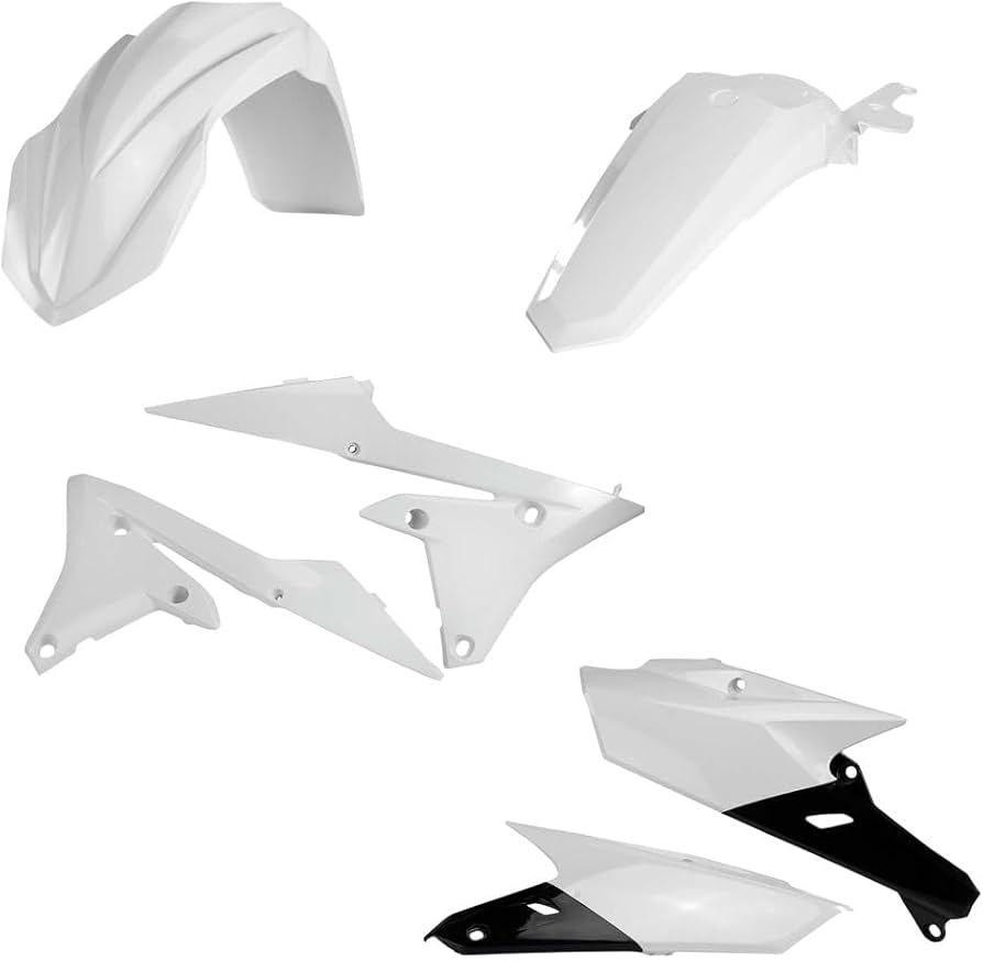 Amazon.com: Acerbis Replica Plastic Kit White for Yamaha WR450F