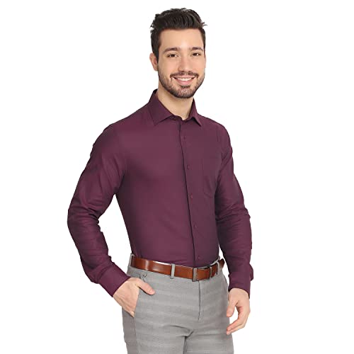 Image of blackberrys Structured Cotton Slim Men's Shirt