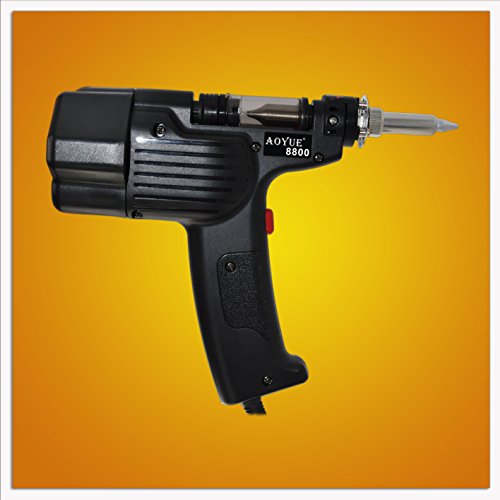 Aoyue 8800 Self Contained Desoldering Gun with Internal Vacuum Pump and Carrying Case, 120V AC
