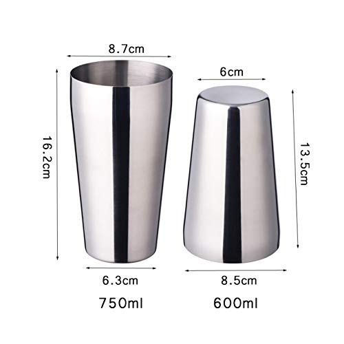 Set de Coctelera Premium de 14 Piezas Acero Inoxidable miniatura 4