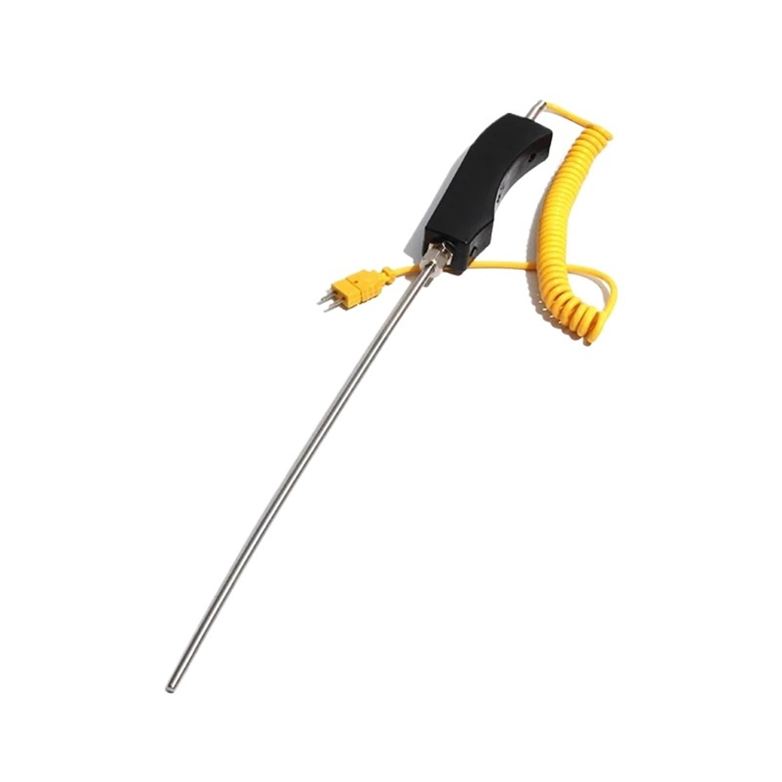 MONIZMVC WRNK-104M K-type Armored Probe Length 200mm 300mm 400mm 500mm Large Handheld Armoured Thermocouple Temperature Sensor(8x500mm)