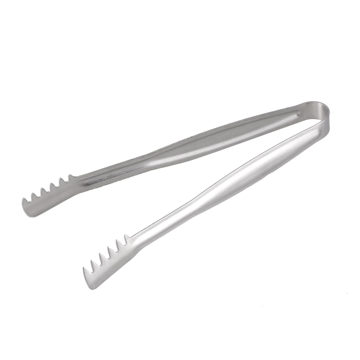 SOLUSTRE 4 Pcs Mini Stainless Steel Food Serving Tongs Versatile Ice Cube Tongs for Home Bar and Camping Lightweight Rustproof Easy to Carry