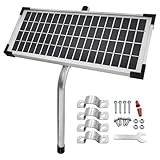 FM123 Solar Panel Kit,Compatible with Mighty Mule Automatic Gate Openers,10 Watt