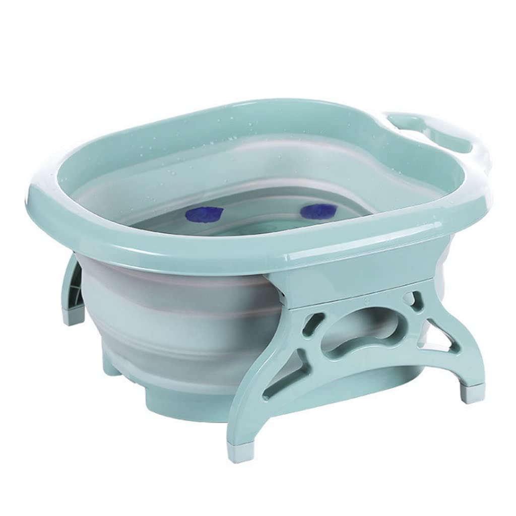 Bañera para pies Plegable SPA pedicura Cubos bañera de Agua Caliente baño remojo pies contenedor Grueso Resistente Lavabo de plástico Noble ambición Estrella de luz To Pursue Happiness