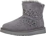 ugg mini bailey button chestnut 14 cm Schafthöhe UGG® Classic Galaxy Bling Mini Damen Stiefel Grau 37 EU