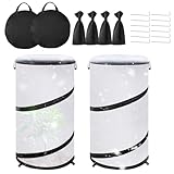 屋外植物用フリーズカバー、植栽凍結プロテクター - 霜防止植物カバー、屋内屋外庭裏庭低木鉢植え野菜フラワーフルーツ用