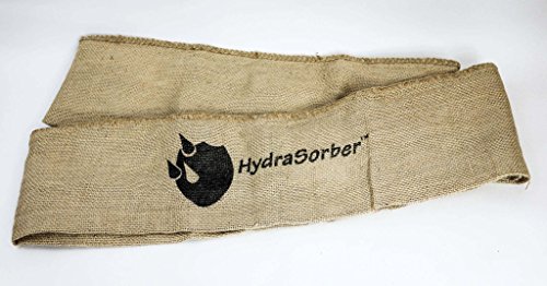 HydraSorber - Sandless Sandbags - Water Absorbent Flood Barrier - 11ft Long X 8in Wide - Single Unit