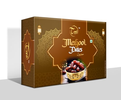 Image of TMI Medjool Dates 200g | Premium Jumbo Medjool Khajoor | Naturally Sweet Soft Dates | No Added Preservatives | Hygienically Packed | Healthy Energy Snack