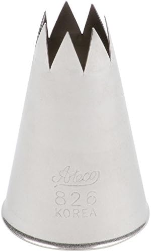 Piping Tip (829 Ateco Steel Open Star Pastry Tip #17 Ateco 828