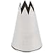 Ateco # 826 - Open Star Pastry Tip 1/2'' Opening Diameter- Stainless Steel