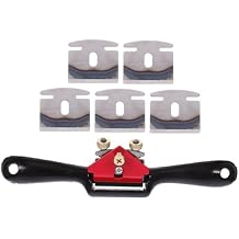 SHINEOFI 1Set Hand Planer Spokeshave Tool for Woodworking S Precision Cutting for Hardwood and Softwood for DIY Projects and Curved Shaping