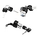Qiilu Interruptor de Llave de Encendido,Interruptor de Encendido, Universal Car Motorcycle 6-Wire...