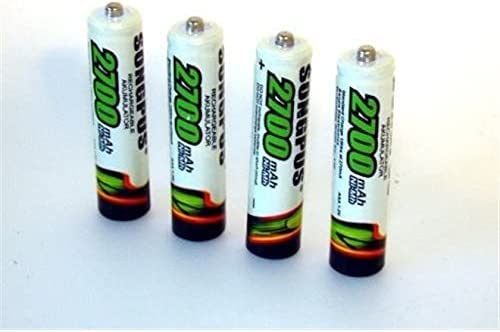 PILHA AAA RECARREGAVEL 2700MAH ATÉ 1000 RECARGAS 1815