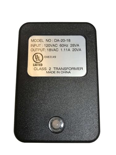 ghost controls 18vac 111 amp class 2 resettable transformer 20va 2-screw with indicator light
