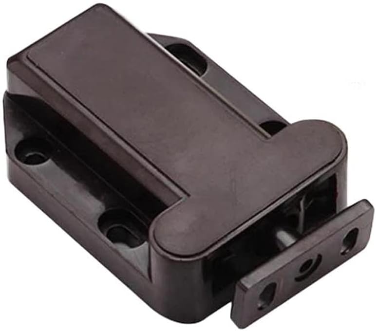 1Pcs Push to Beetles Magnetic Door Drawer Cabinet Suction Cupboard Catch Latch Self-Locking Door Device Rebound Touch(White-Patch Five-Pointed star4)